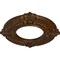 Ekena Millwork Benson Ceiling Medallion (Fits Canopies up to 4 1/8"), 9"OD x 4 1/8"ID x 5/8"P, Root Beer Crackle CM09BNRBC - alternate 2